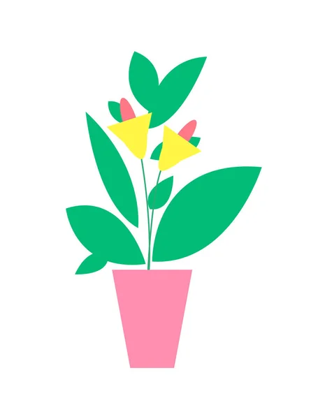 Посадить с цветочным плакатом — стоковый вектор