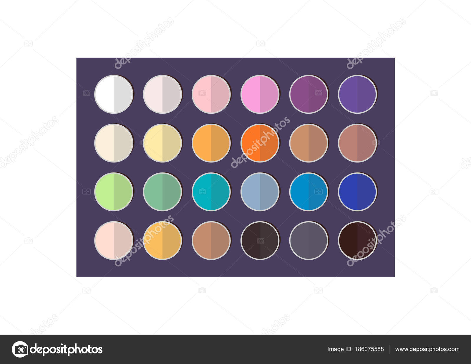 wallpapers Imagenes De Paletas De Maquillaje Animadas sombras brillantes y oscuras gran paleta de colores 186075588