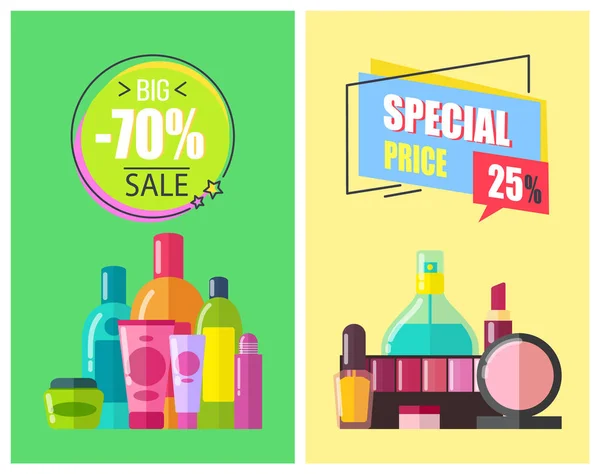 Special Price Big Sale Color Vector Illustration — Stock Vector