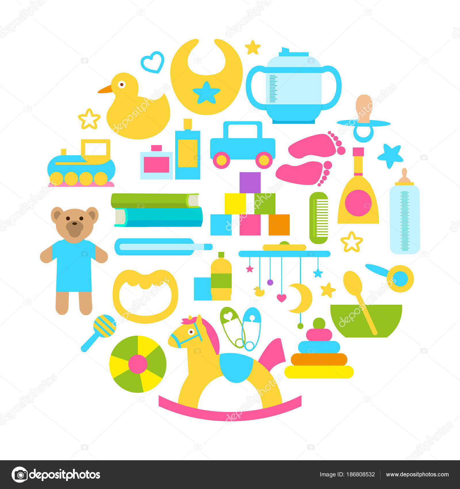 Игрушки Для Детей Играют, Как Скачущая Лошадь, Медведь Тедди.