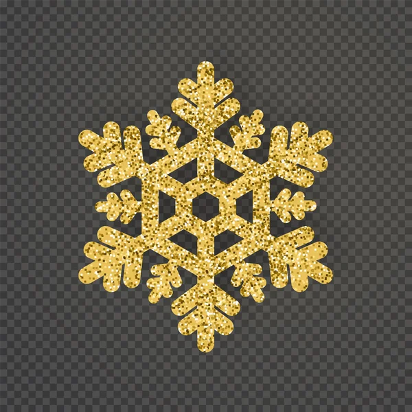 Luxe Snowflake gemaakt van Decoratieve patronen — Stockvector