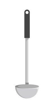 Çorba Kepçe şablonu renk vektör çizim