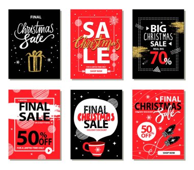 Dükkanı şimdi Noel'de vektör çizim ayarla.