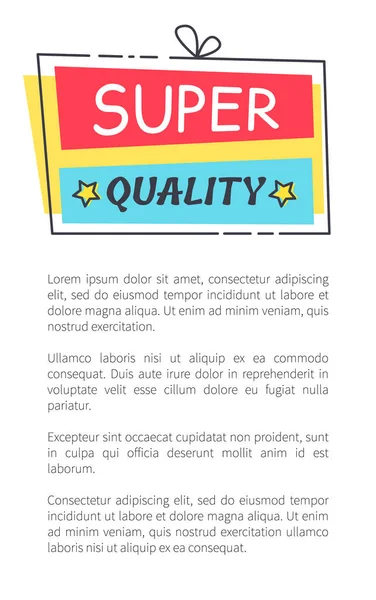 Süper kalite Promo etiket kare şekli çerçevesinde
