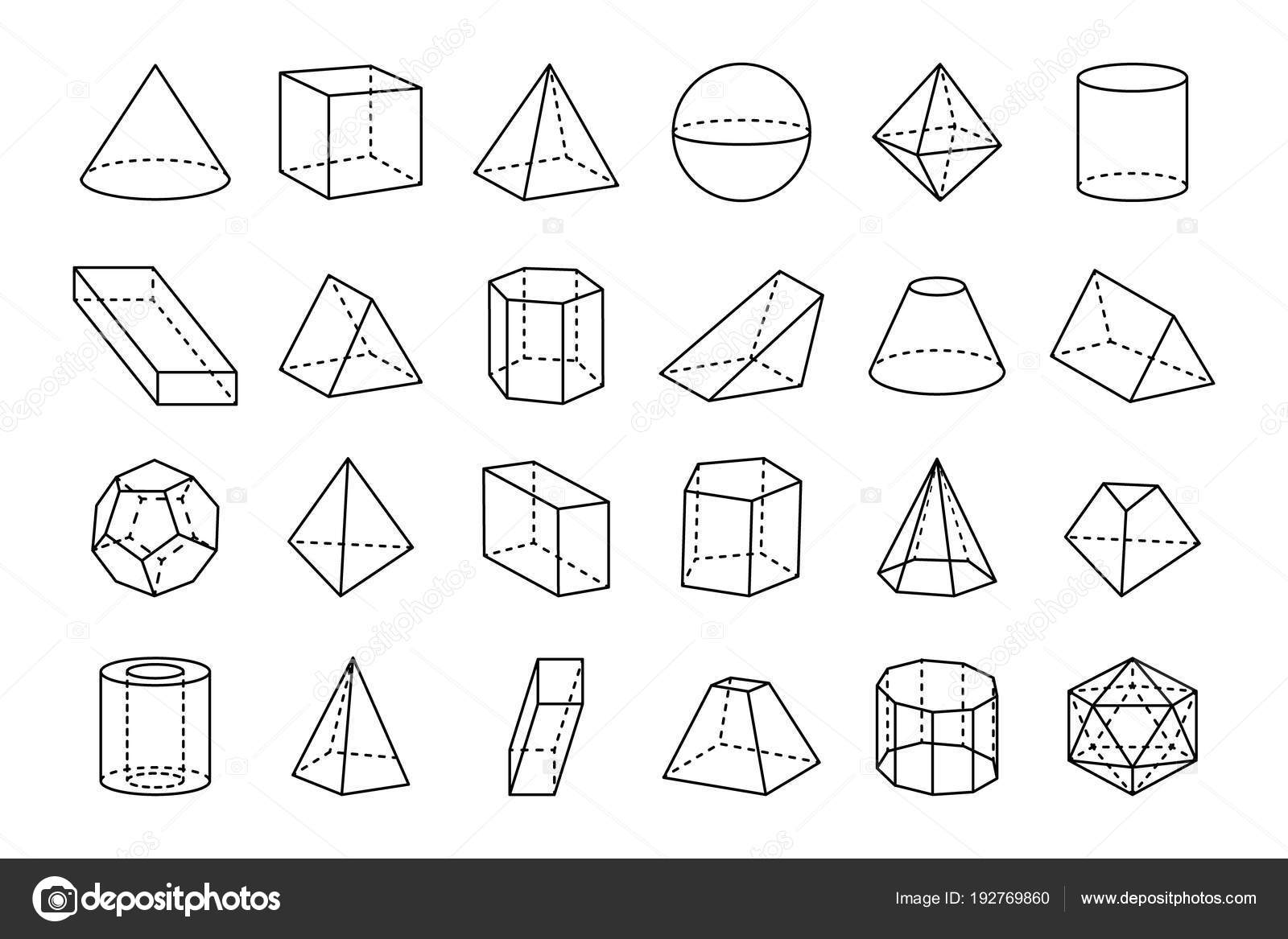 ᐈ Nombre De Figuras Geometricas Imagenes De Stock Vectores