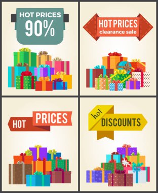 Promo etiketleri sıcak fiyatlar toplam nihai satış iskontoları