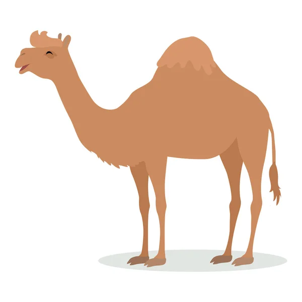 Ícone de desenhos animados Dromedary Camel em design plano —  Vetores de Stock