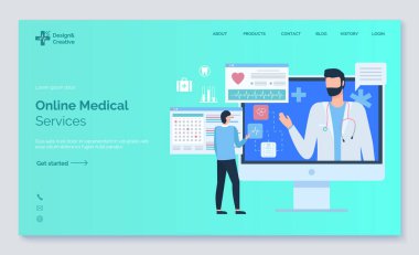 Sağlık sitesi, Sağlık Hizmetleri, Doktor Vektör
