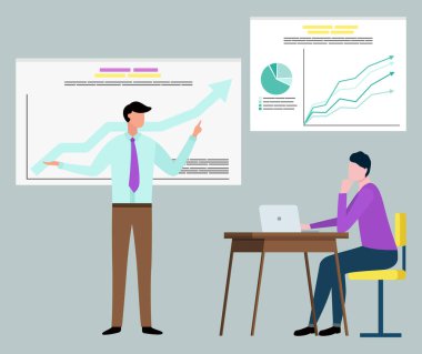 Takım çalışması Stratejisi, Yükselen Grafik, Pazarlama Vektörü