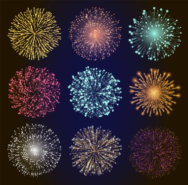 Tatiller ve Partiler için Havai fişek Dekorasyonu