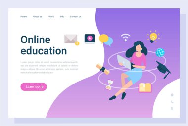 Uzaklık Çalışması, Çevrimiçi Eğitim, Giysi Vektörü