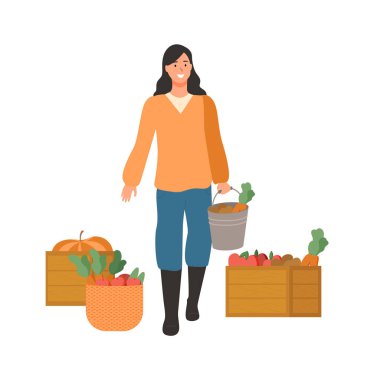 Hasat Mevsiminde Kadın, Havuçlu Kadın