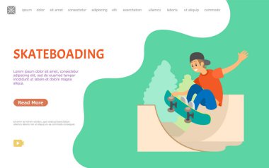 Kaykay yapan genç zıplıyor ve numaralar yapıyor.