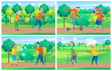 Park 'taki Yaşlılar, Büyükbaba Vektörünün Etkinliği