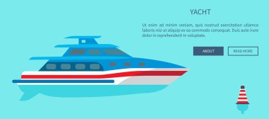 Uzun Deniz Yürüyüşleri Sitesi İçin Lüks Yat