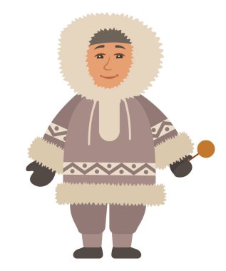 Eskimo Adam Yalnız Duruyor, Yalnız Kutup Kişisi
