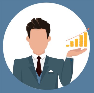 Para Vektöründen Yapılan İşadamı Tutma Çizelgesi