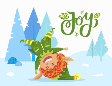 Tatil Keyfi Başlığı, Elf Kış Ormanında Oynuyor