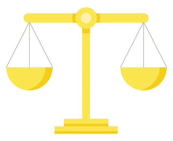 Themis Scales izolált mérőeszköz, Law Sign — Stock Vector