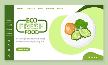 Diyet Seviyeleri Vektörlü Sağlıklı İçindekiler Günlüğü