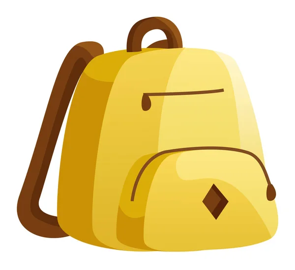 Mochila para la escuela y la universidad, mochila casual — Vector de stock