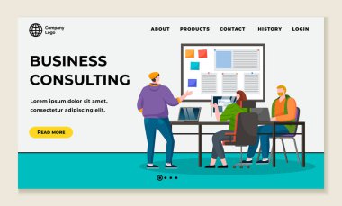 Business Consulting, Website with Information