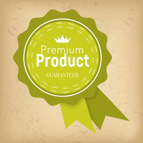 Garantia de Qualidade Premium Isolado Round Award —  Vetores de Stock