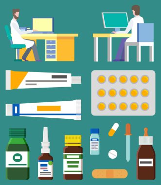 Laboratory and Researches in Lab, Scientists Work