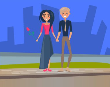 Randevu Çifti, Gece Şehir, Erkek ve Kadın