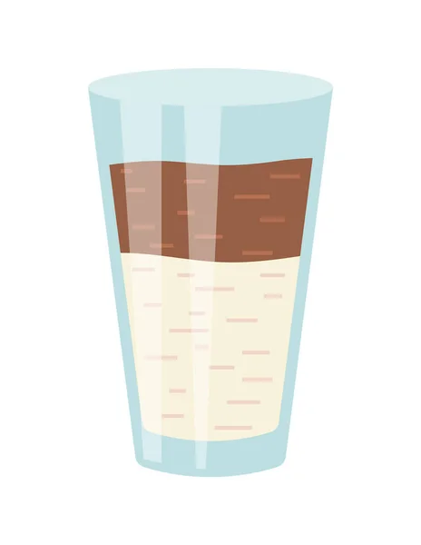 Flüssigkeit im Glas, Getränke von der Speisekarte in Bar oder Café — Stockvektor