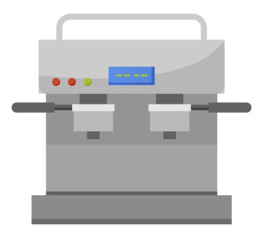 Kahve Makinesi Dükkan Kafesi veya Ofis Vektörü