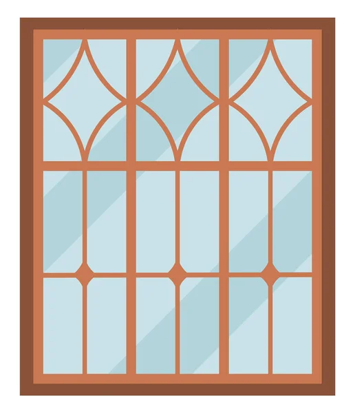 Fenêtre, Ouverture dans le mur, Élément de base de la maison — Image vectorielle