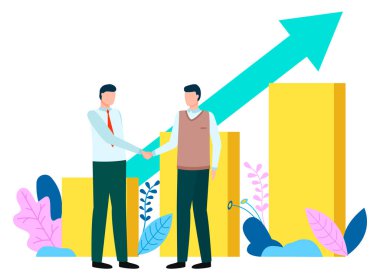 People Shaking Hands, Business with China Vector