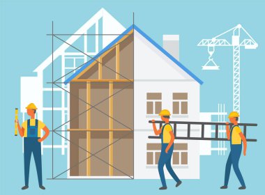 Engineering and Building, Construction Zone Vector