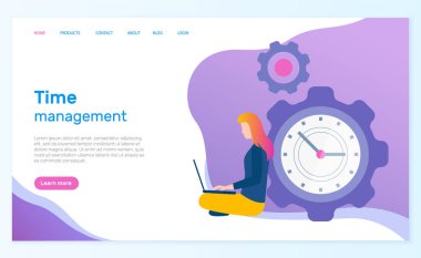 Akıllı Zaman Yönetimi, Bilgisayarda Çalışan Kadın