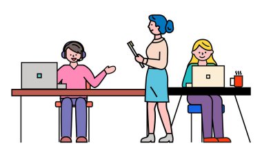 Takım Çalışması ve Takım Lideri, Ofis İşçileri Grubu