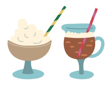 Kremalı kahve, köpüklü içecek.