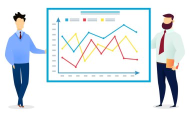 Toplantıda Grafik Sunan İki Adam, Yönetici