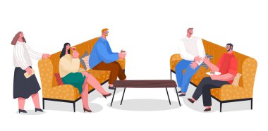 People Spending Time Together, Home Reception