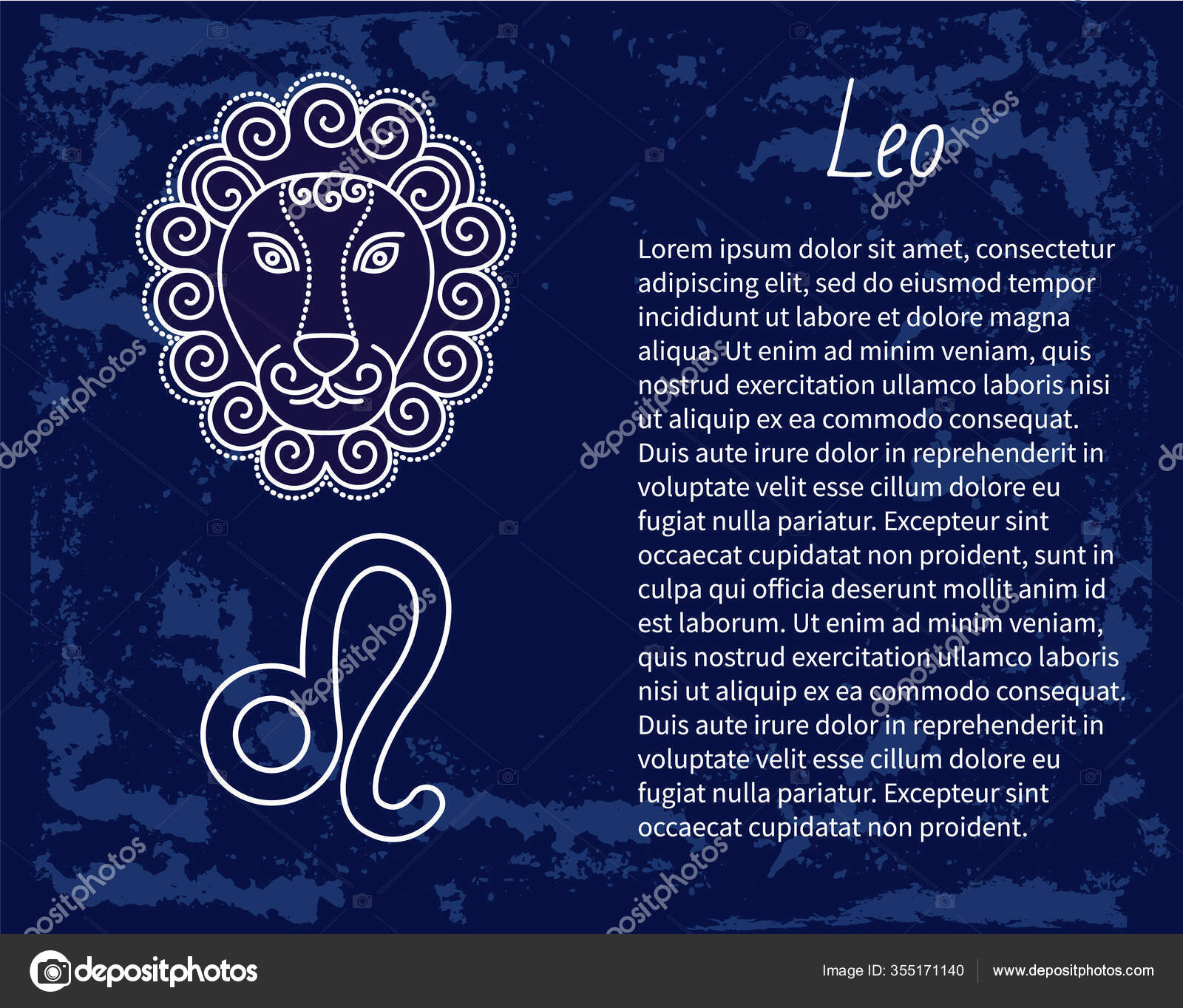 Leo Astrology Sign of Horoscope, Zodiac Symbol Stock Vector by ©robuart  355171140, image size:1600x1363