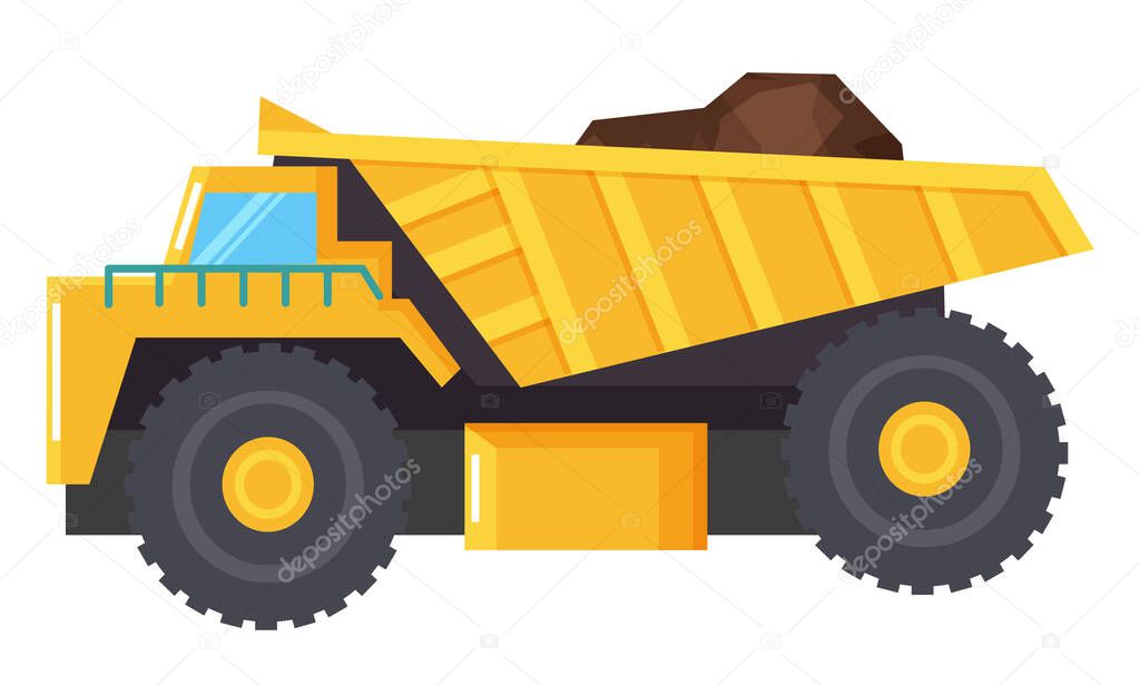 Lorry Used to Transport Cargo, Mining Industry