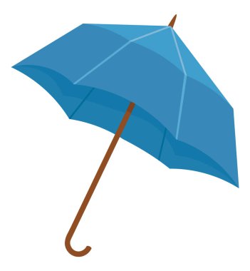 Blue Umbrella or Parasol To Protect From Rain