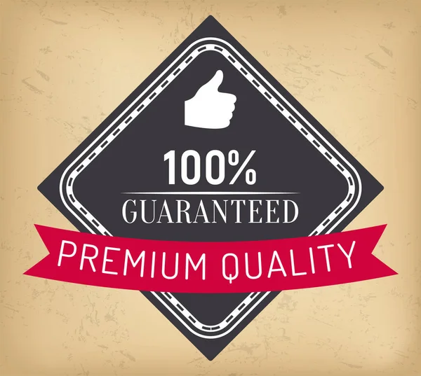 100% de garantia absoluta Qualidade Premium —  Vetores de Stock