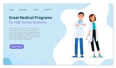 Doktor Webpage Vektöründen Tıbbi Program Çevrimiçi