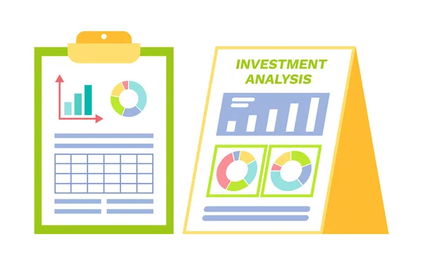 Planeamento do Investimento e Informação sobre Aposentadoria —  Vetores de Stock