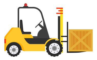 Forklift Makinesi, Kutuları Taşımak için Endüstriyel Kamyon