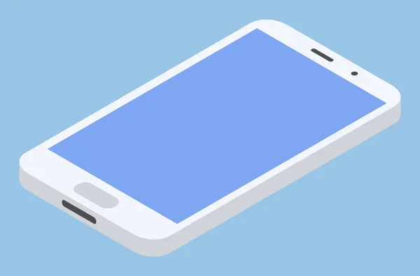 Мобільний телефон, піктограма презентації моделі смартфона — стоковий вектор
