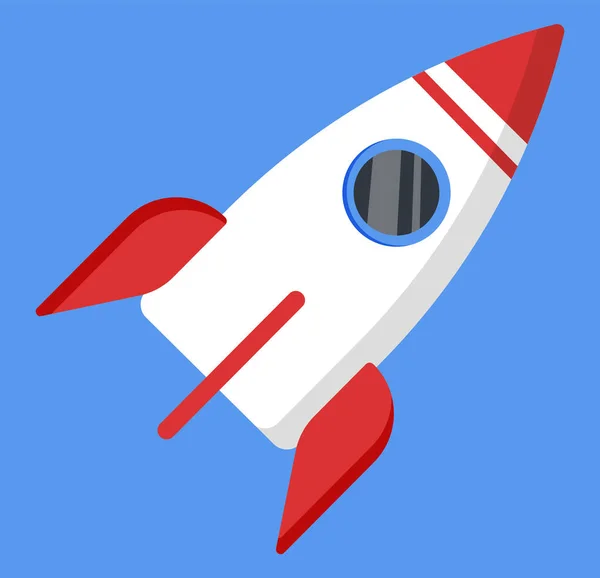 Spedizioni Mail, Business Start-up, Rocket Vector — Vettoriale Stock