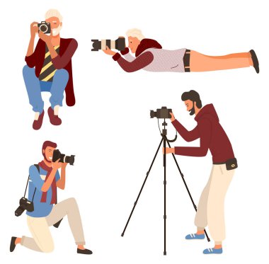 Adam Fotoğraflama, Fotoğraf Çekme, Kamera Vektörü