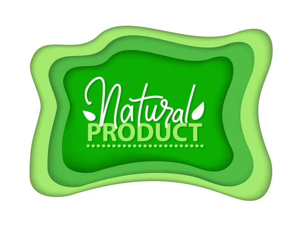 Naturalne logotypy żywności z liśćmi roślin Flora — Wektor stockowy